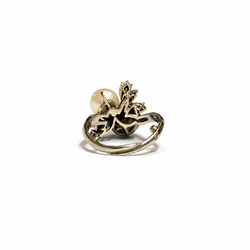 Bague bouquet de perles - Castafiore