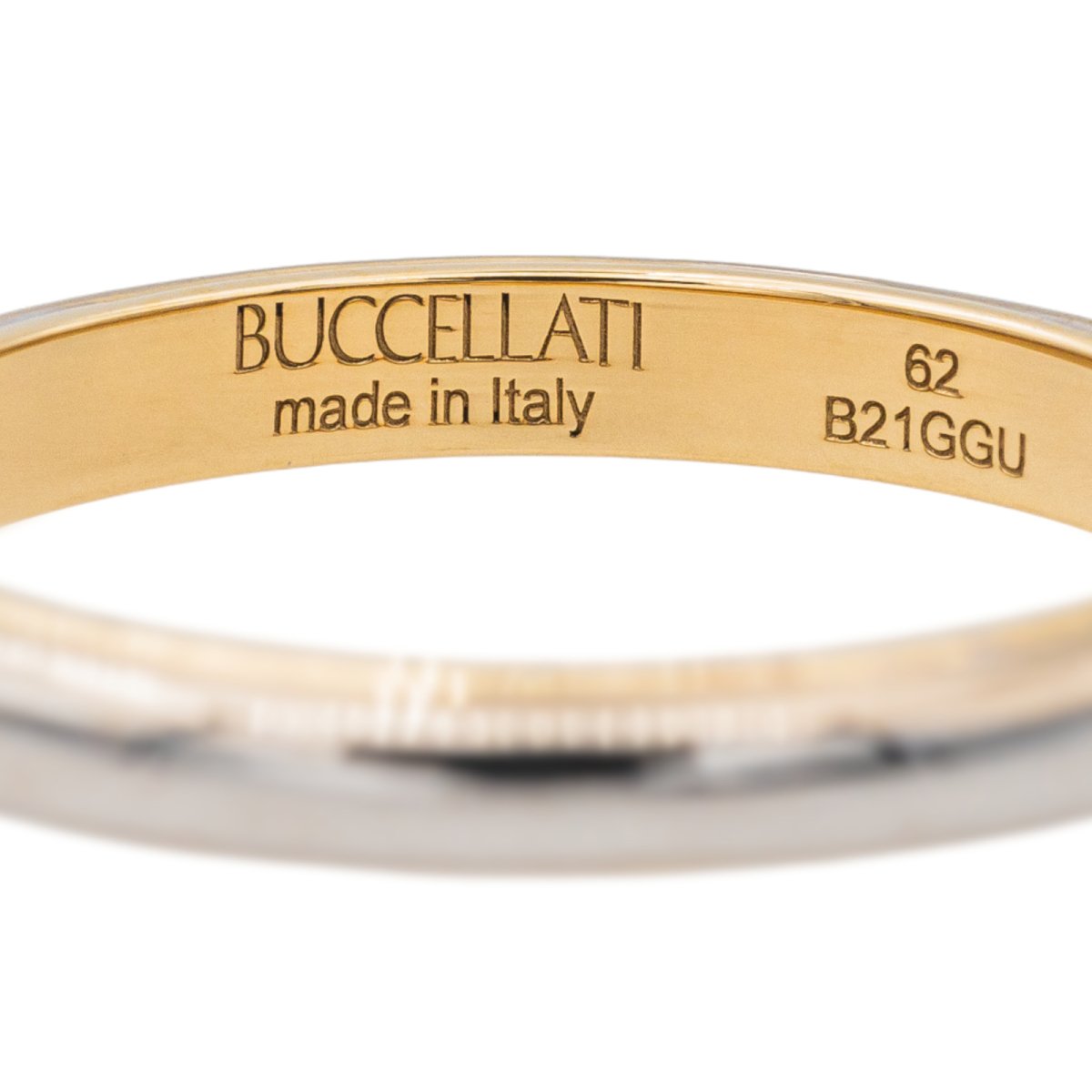 Bague Buccellati Alliance Eternelle Fedi Or blanc - Castafiore