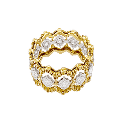 Bague BUCCELLATI "Eternelle Band" en or et diamants - Castafiore