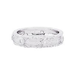 Bague Buccellati "Eternelle Macri Capri" or blanc, diamants. - Castafiore