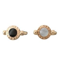 Bague BULGARI Bvlgari en or rose nacre et onyx - Castafiore