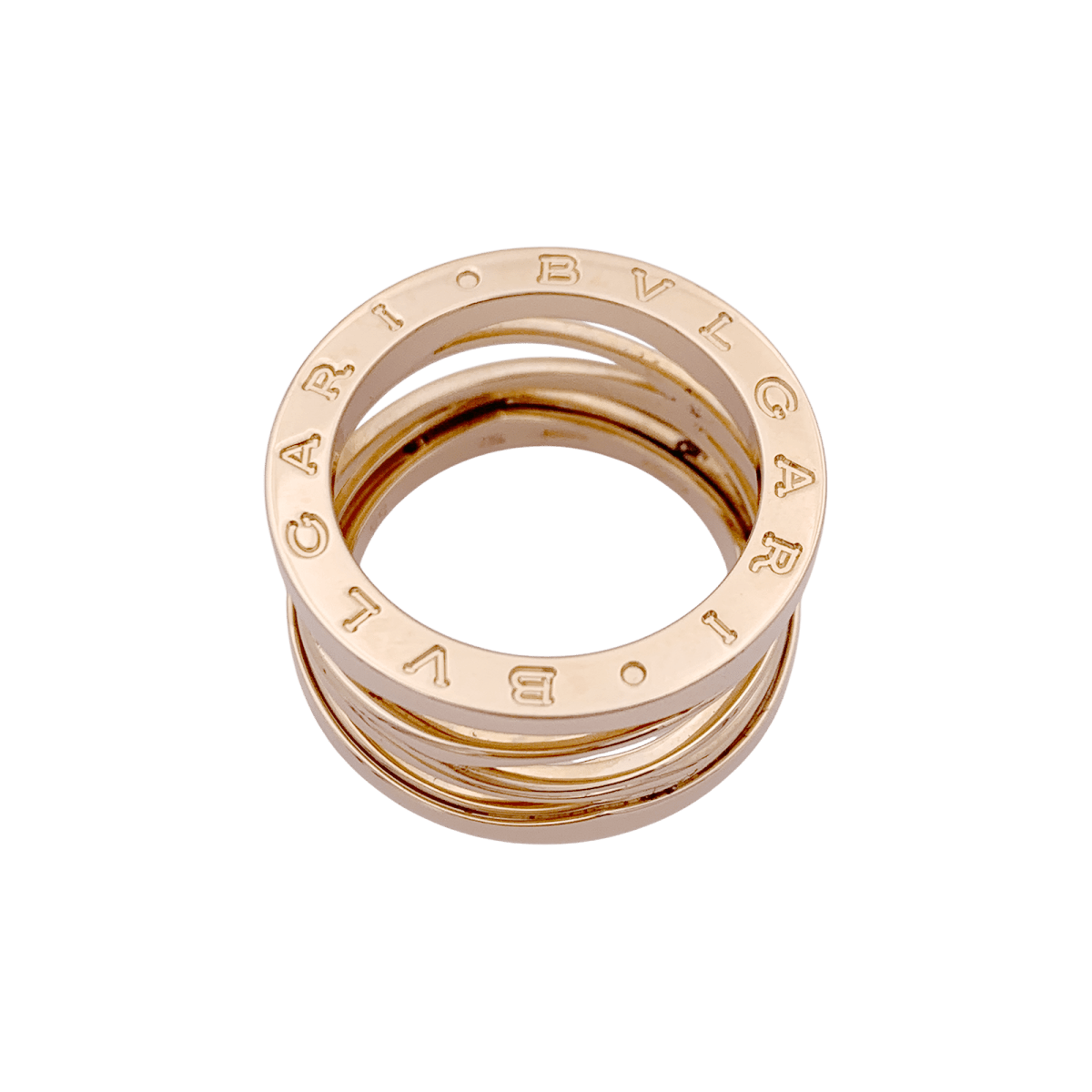 Bague Bulgari “B.Zero1 Zaha Hadid" en or rose. - Castafiore