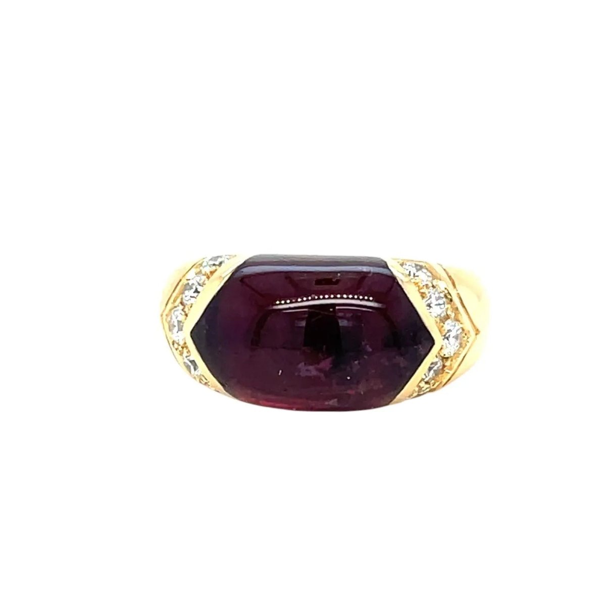 Bague BULGARI en or et tourmaline rose - Castafiore