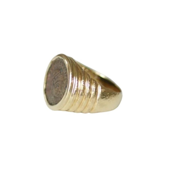 Bague BULGARI "Monete" en or jaune - Castafiore