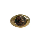 Bague BULGARI Monete en or jaune et pièce antique en bronze (Taille 50) - Castafiore