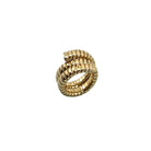 Bague BULGARI "Tubogas" en or - Castafiore