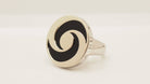 Bague Bulgari Yin Yang en or blanc et onyx - Castafiore