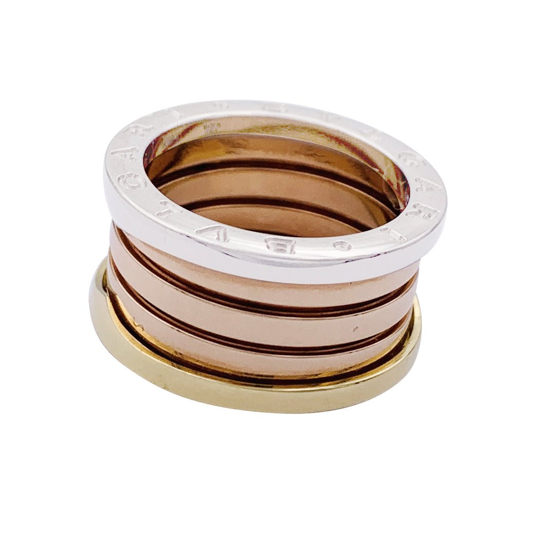 Bague Bulgari,"B.Zero1", trois ors. - Castafiore