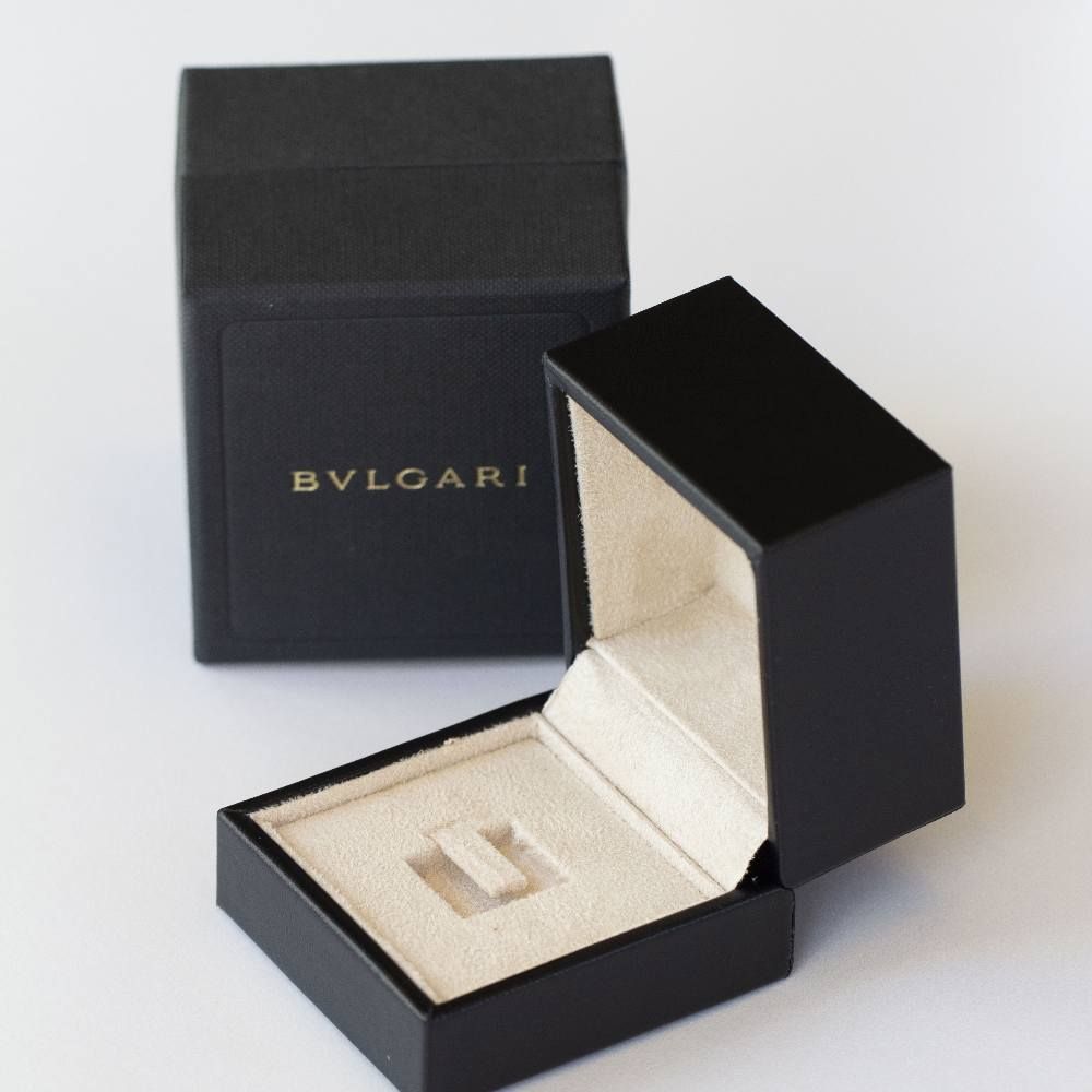 Bague BVLGARI "BVLGARI" en or rose et diamants - Castafiore