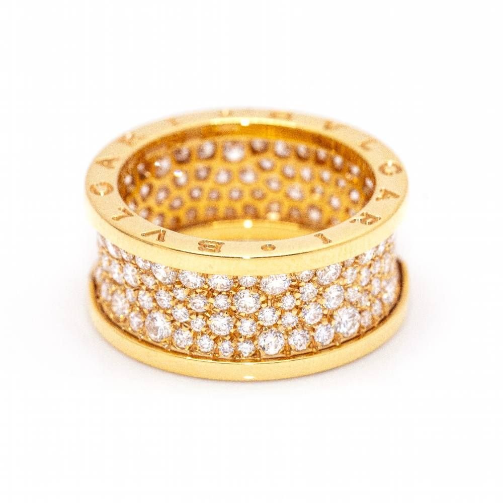 Bague BVLGARI B.ZERO1 avec diamants - Castafiore