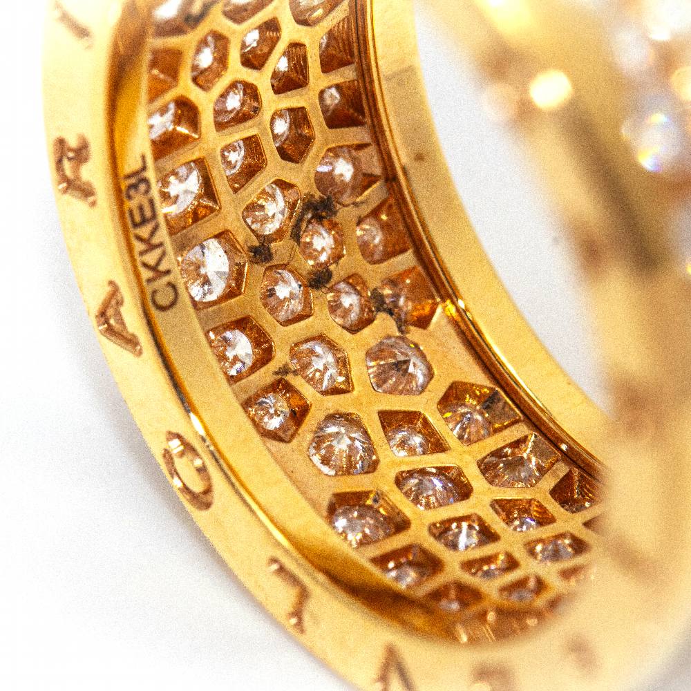 Bague BVLGARI B.ZERO1 avec diamants - Castafiore