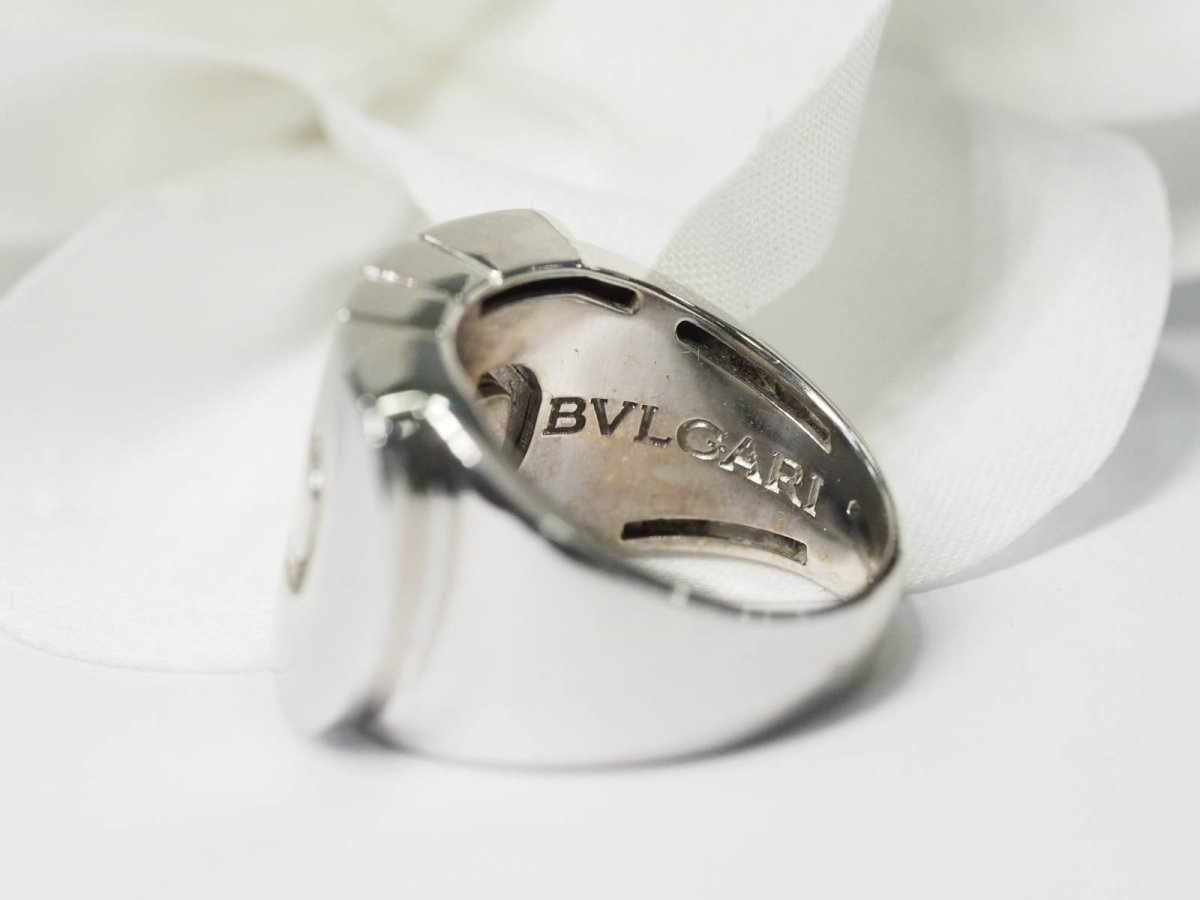 Bague Bvlgari Parentesi en or blanc - Castafiore