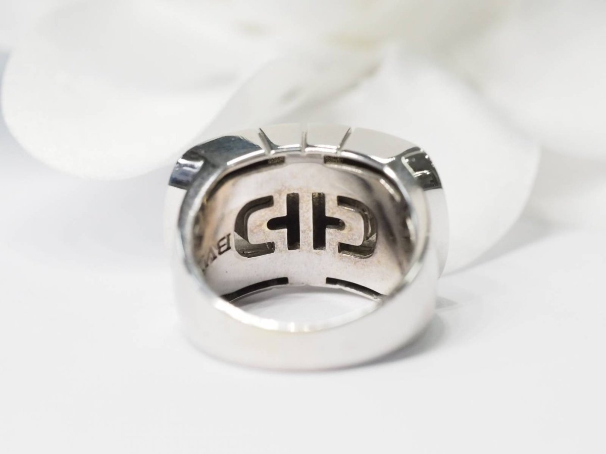 Bague Bvlgari Parentesi en or blanc - Castafiore