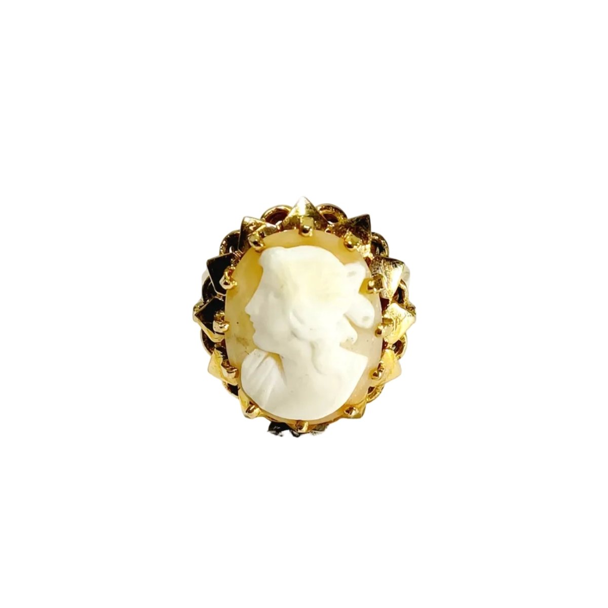 Bague Camée en or rose - Castafiore