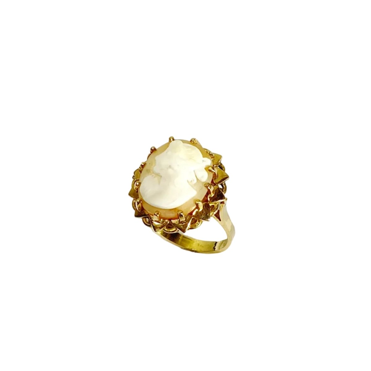 Bague Camée en or rose - Castafiore