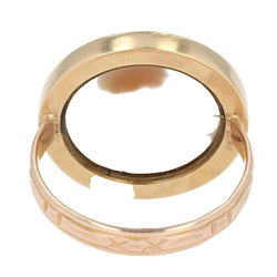 Bague camée sur agate ancienne - Castafiore