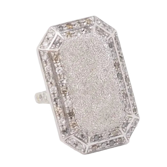 Bague Carolina BUCCI en or blanc et diamants - Castafiore