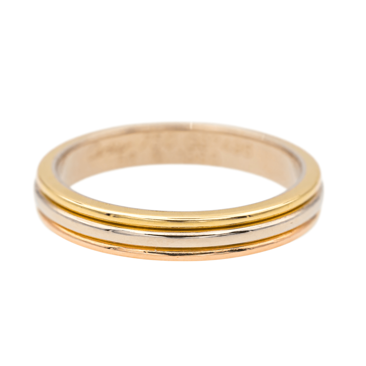 Bague CARTIER Alliance en or jaune, rose et blanc - Castafiore