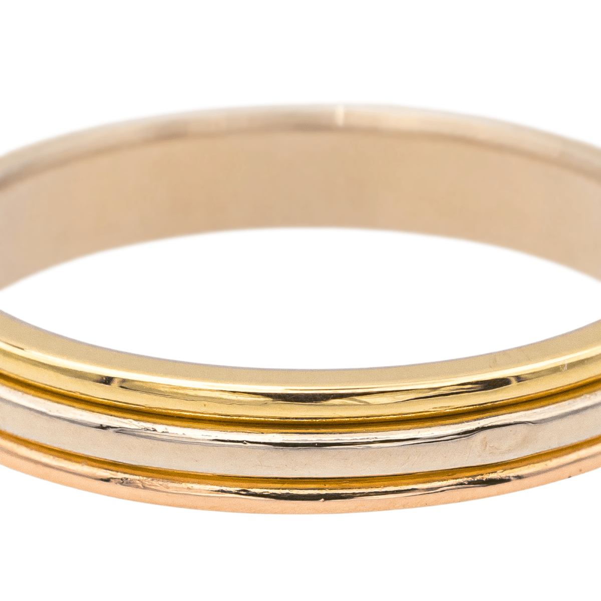 Bague CARTIER Alliance en or jaune, rose et blanc - Castafiore