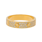 Bague Cartier Alliance Love Or jaune Diamant - Castafiore