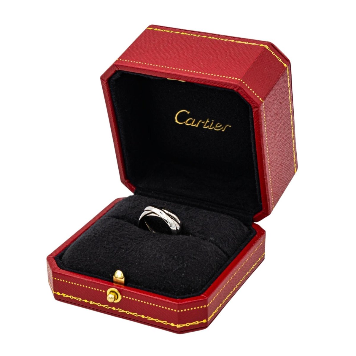 Bague Cartier Alliance Trinity en or blanc - Castafiore
