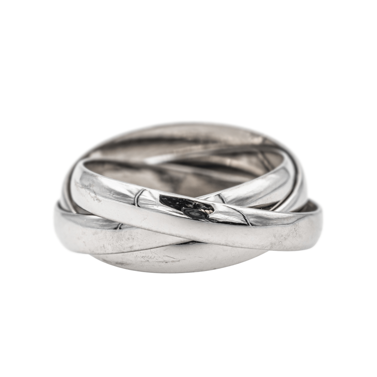 Bague Cartier Alliance Trinity en or blanc - Castafiore