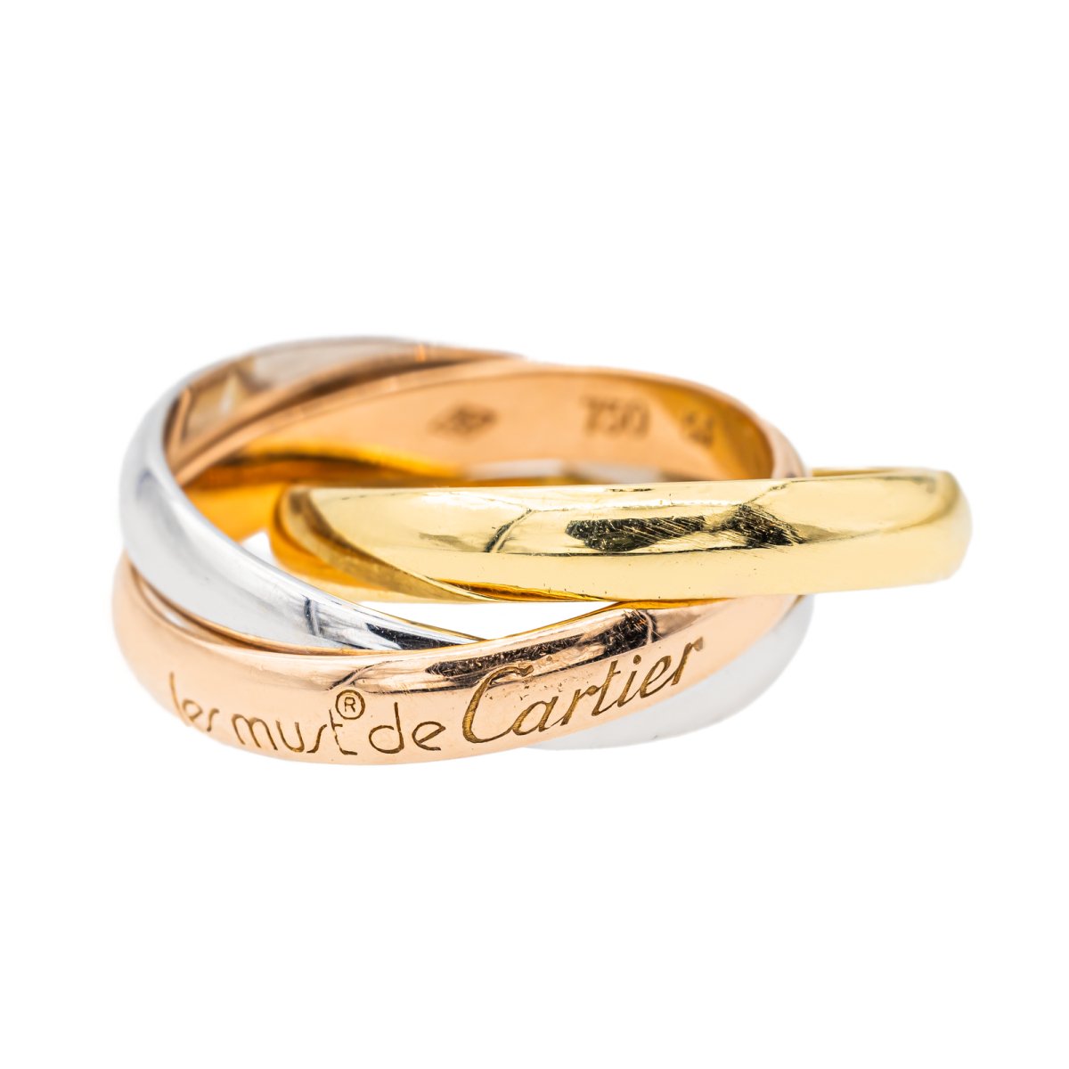 Cartier Alliance Trinity Ring Pink gold – Castafiore