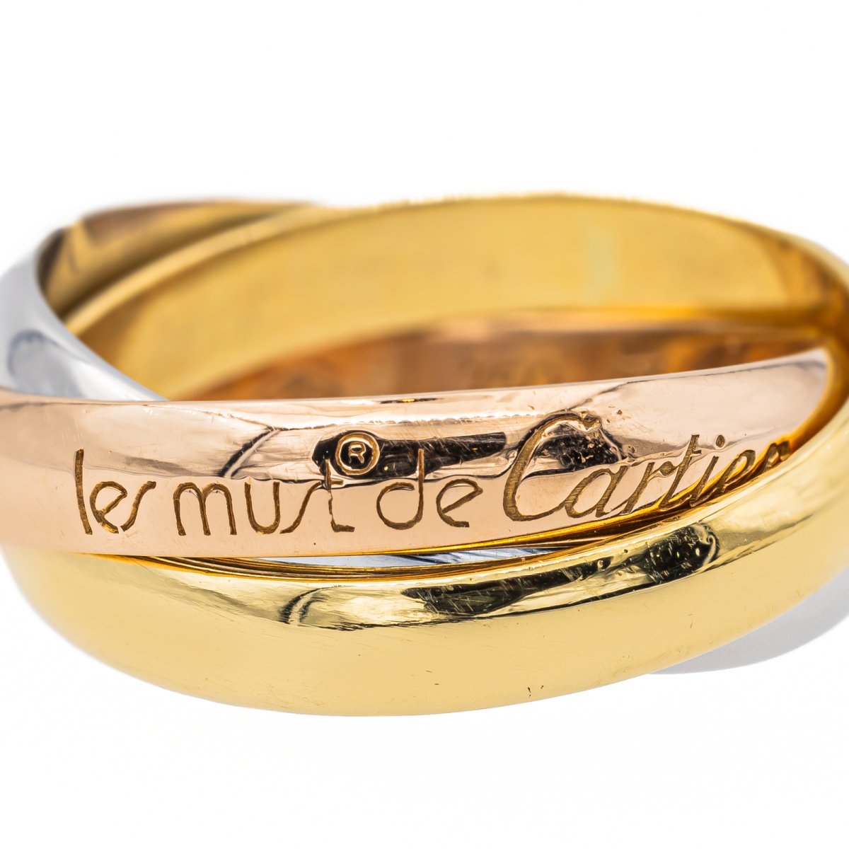 Cartier Alliance Trinity Ring Pink gold – Castafiore