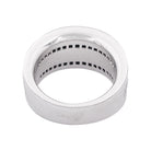 Bague CARTIER "Barrette" en or blanc et diamants - Castafiore