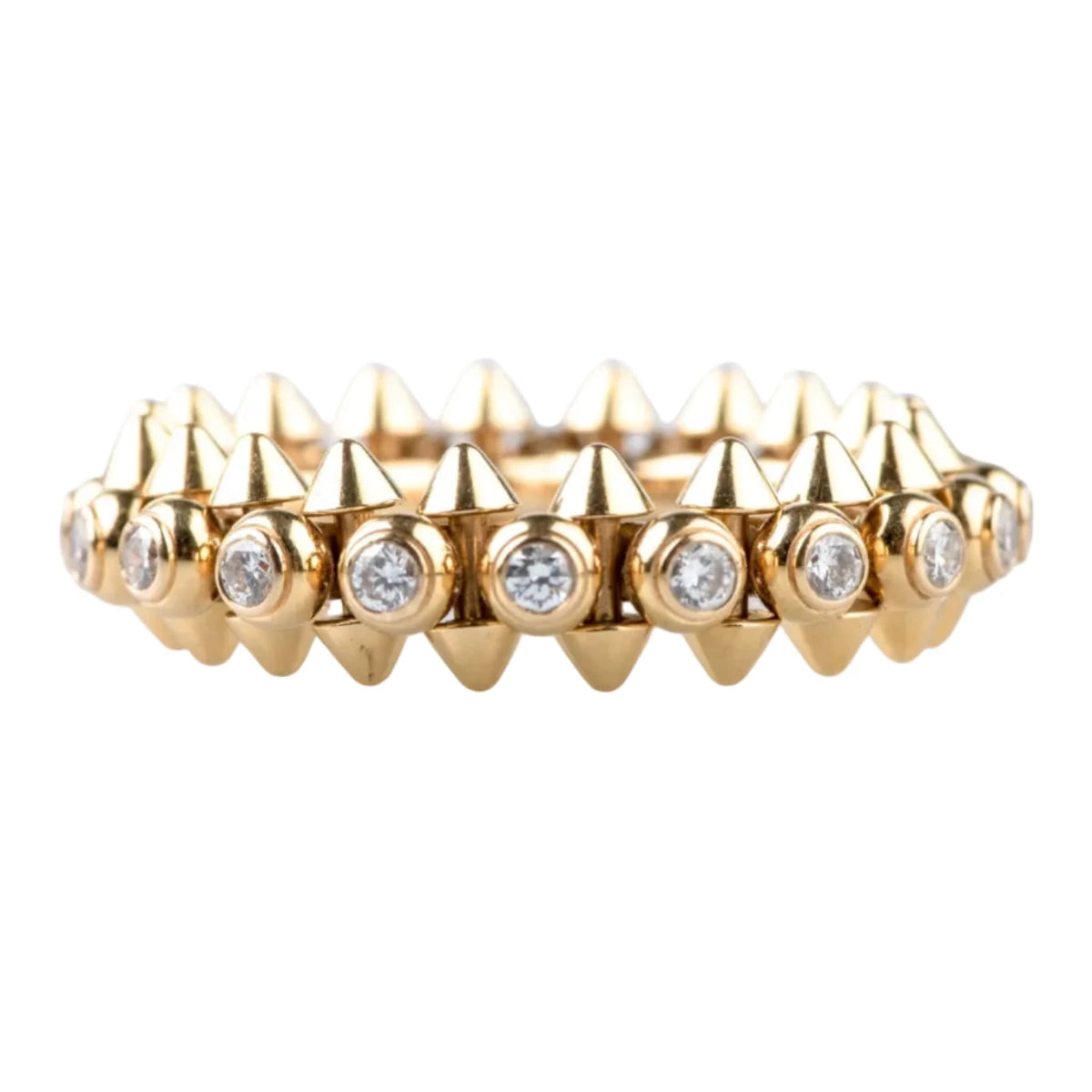 Bague CARTIER "Clash" en or rose et diamants - Castafiore