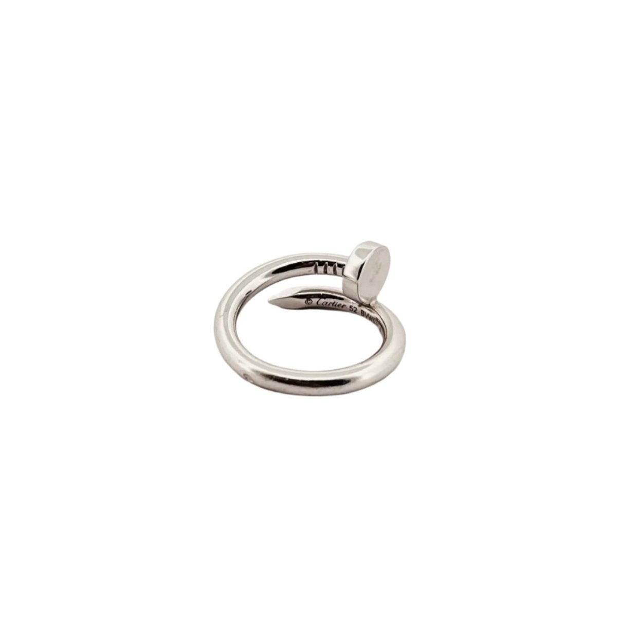 Bague CARTIER, "Clou" en or blanc - Castafiore