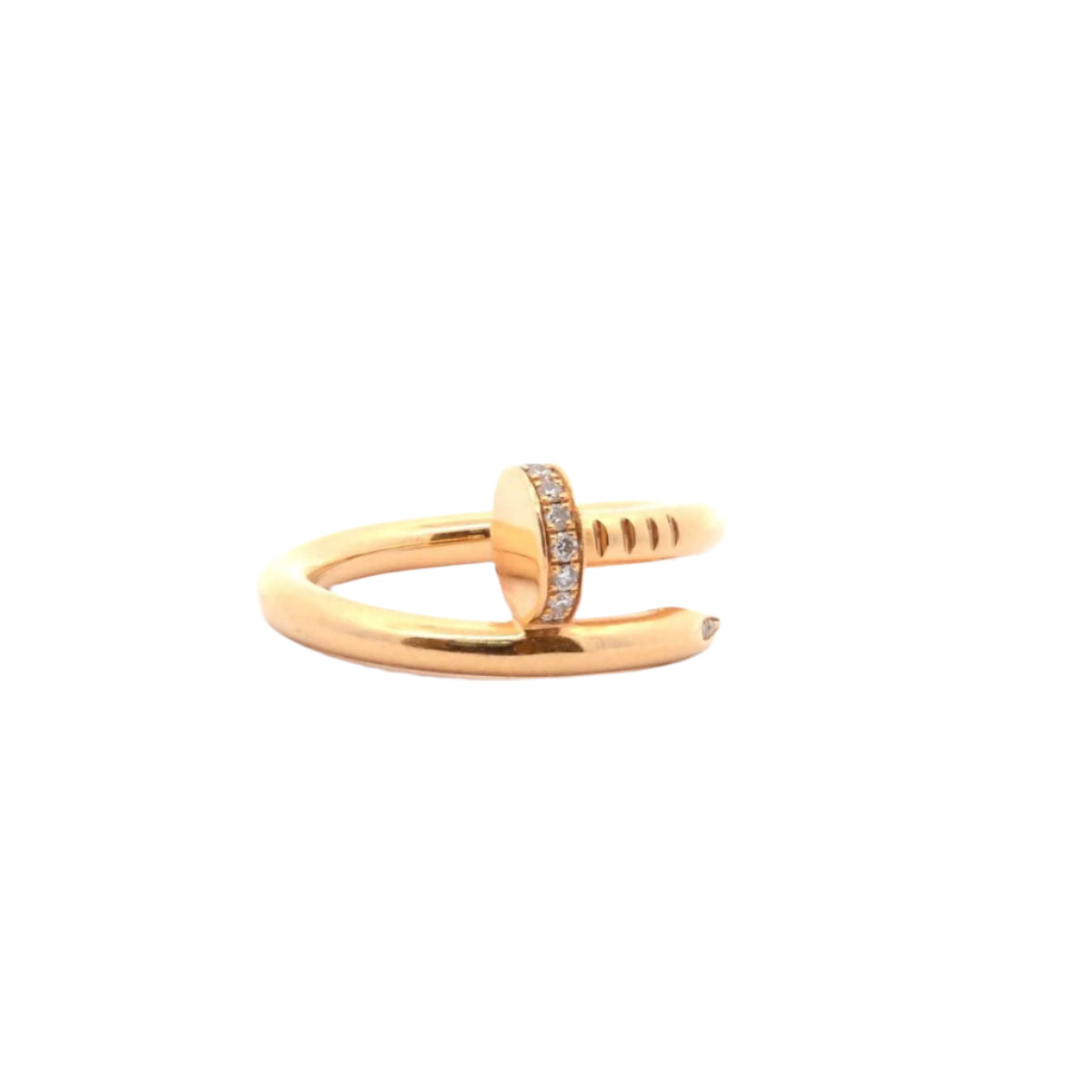 Bague CARTIER Clou en or jaune et diamants - Castafiore