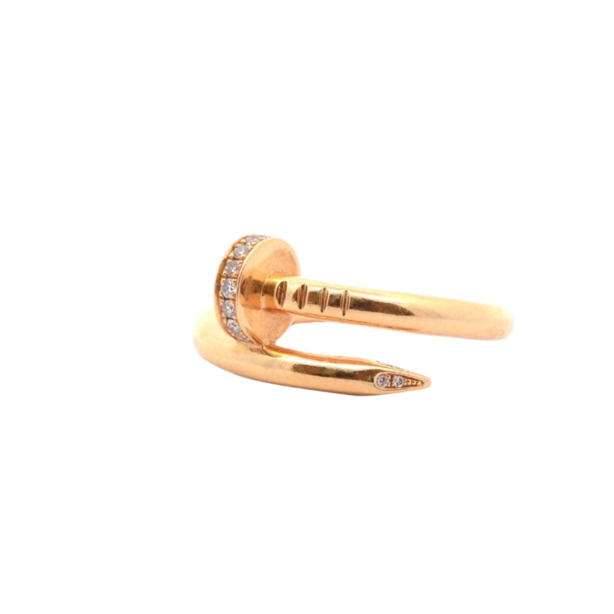 Bague CARTIER Clou en or jaune et diamants - Castafiore