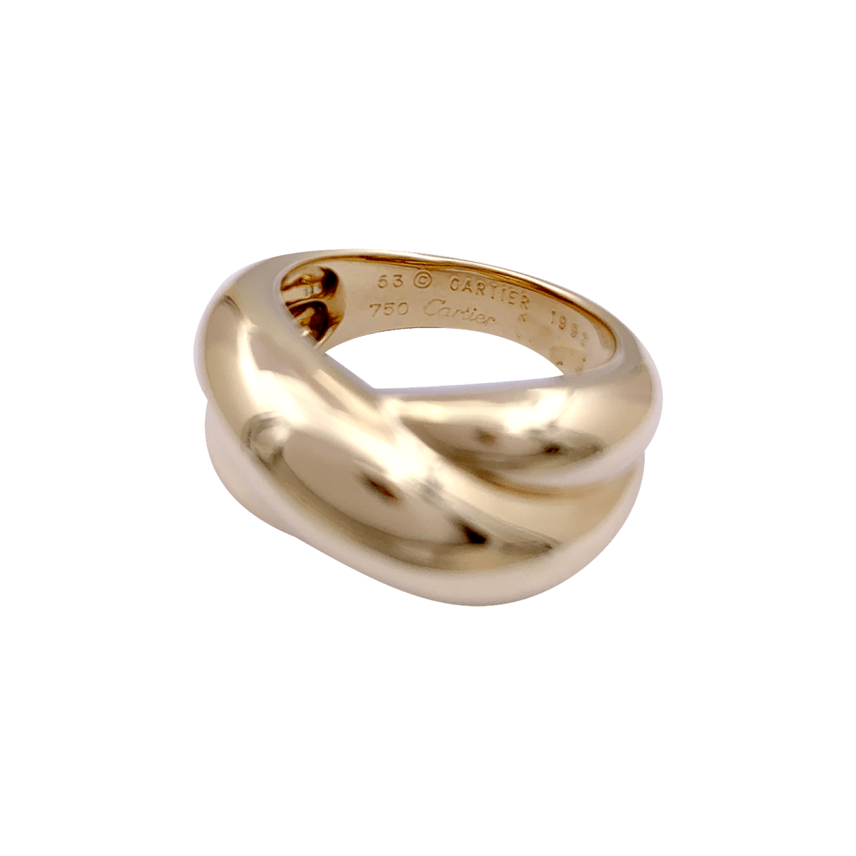 Bague CARTIER "Colisée" en or jaune - Castafiore