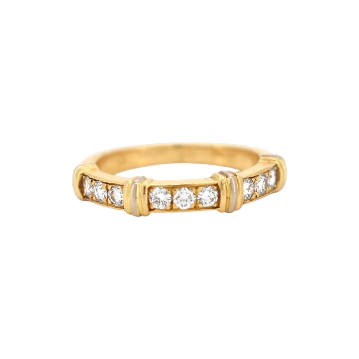 Bague CARTIER "Contessa" en or jaune et diamants - Castafiore