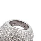 Bague CARTIER "Coussin" en platine et diamants - Castafiore