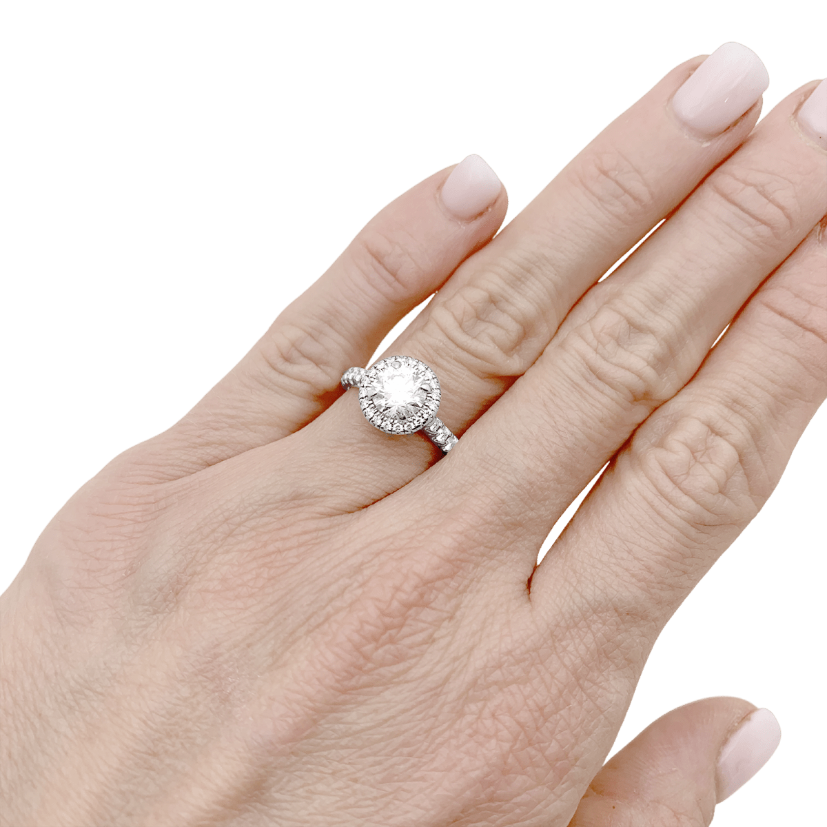 Bague Cartier "Destinée" en platine et diamant - Castafiore