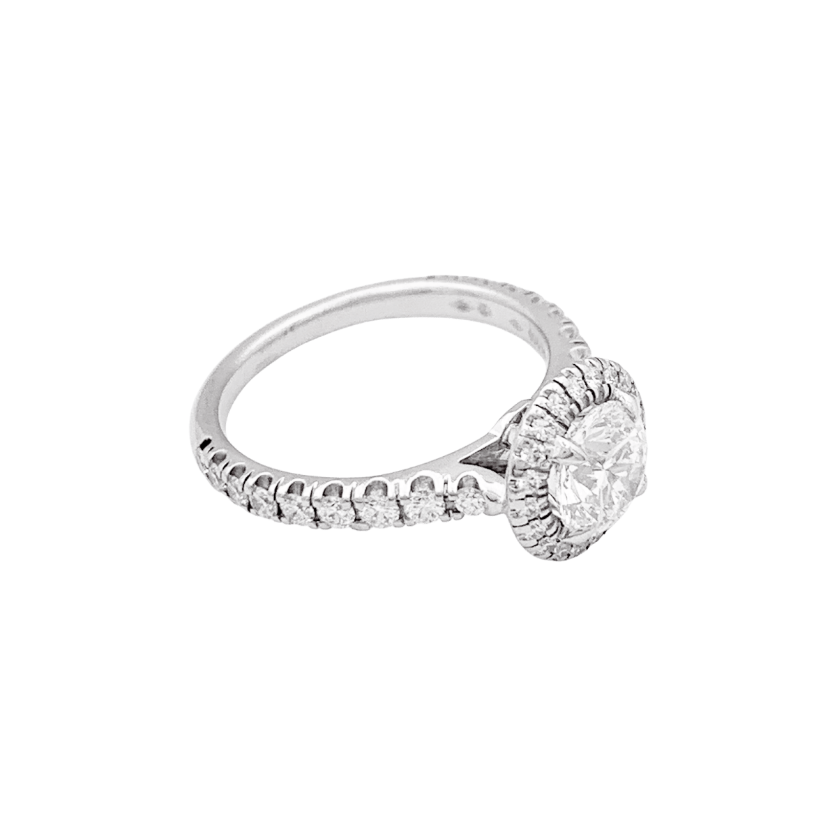 Bague Cartier "Destinée" en platine et diamant - Castafiore