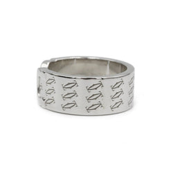 Bague CARTIER Double C en or blanc - Castafiore
