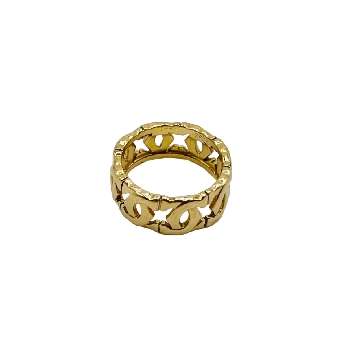 Bague CARTIER "Double C" en or jaune - Castafiore