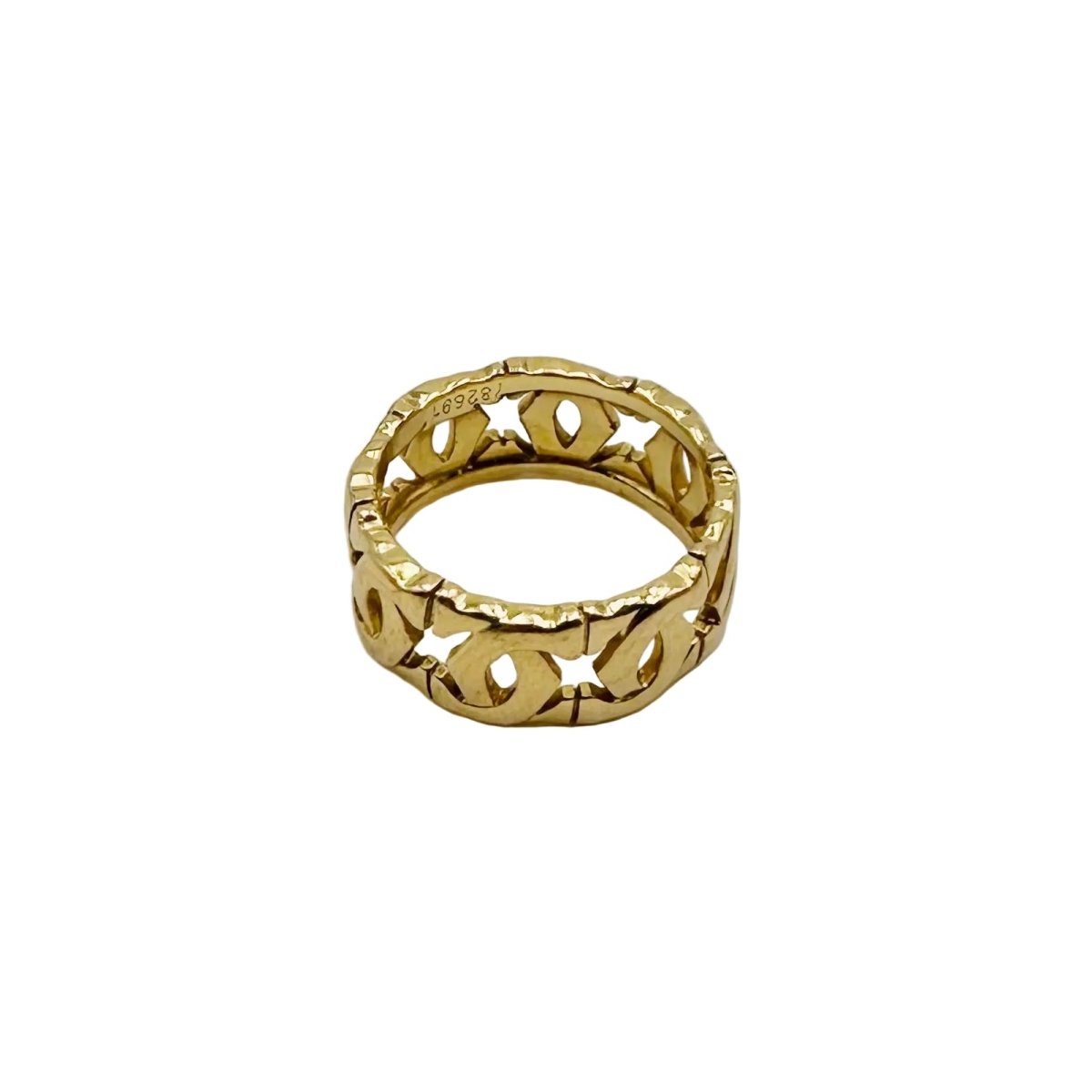 Bague CARTIER "Double C" en or jaune - Castafiore