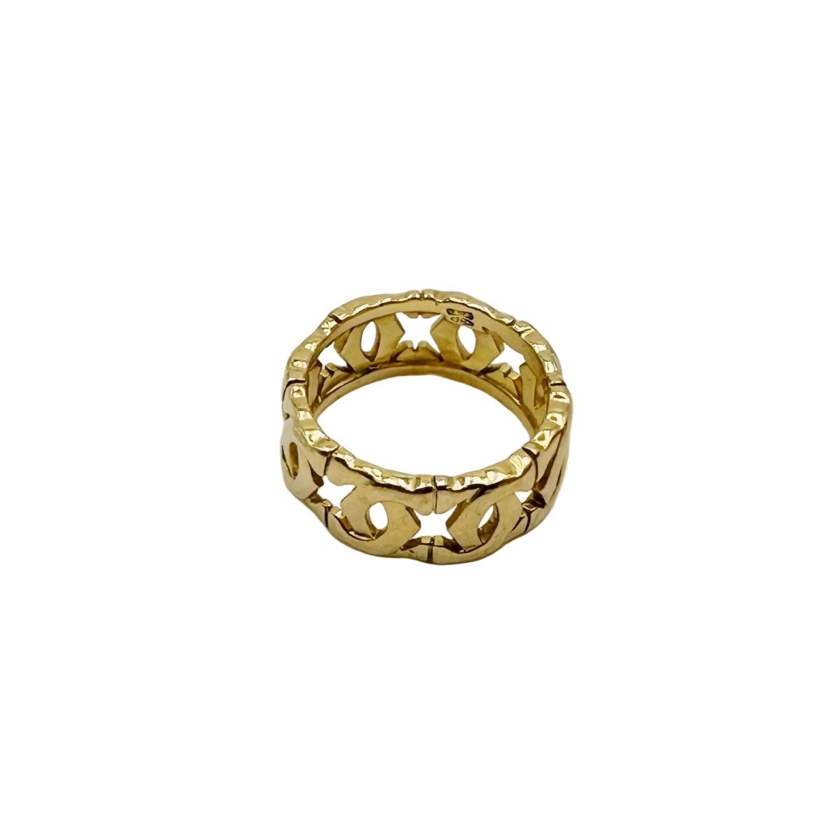 Bague CARTIER "Double C" en or jaune - Castafiore