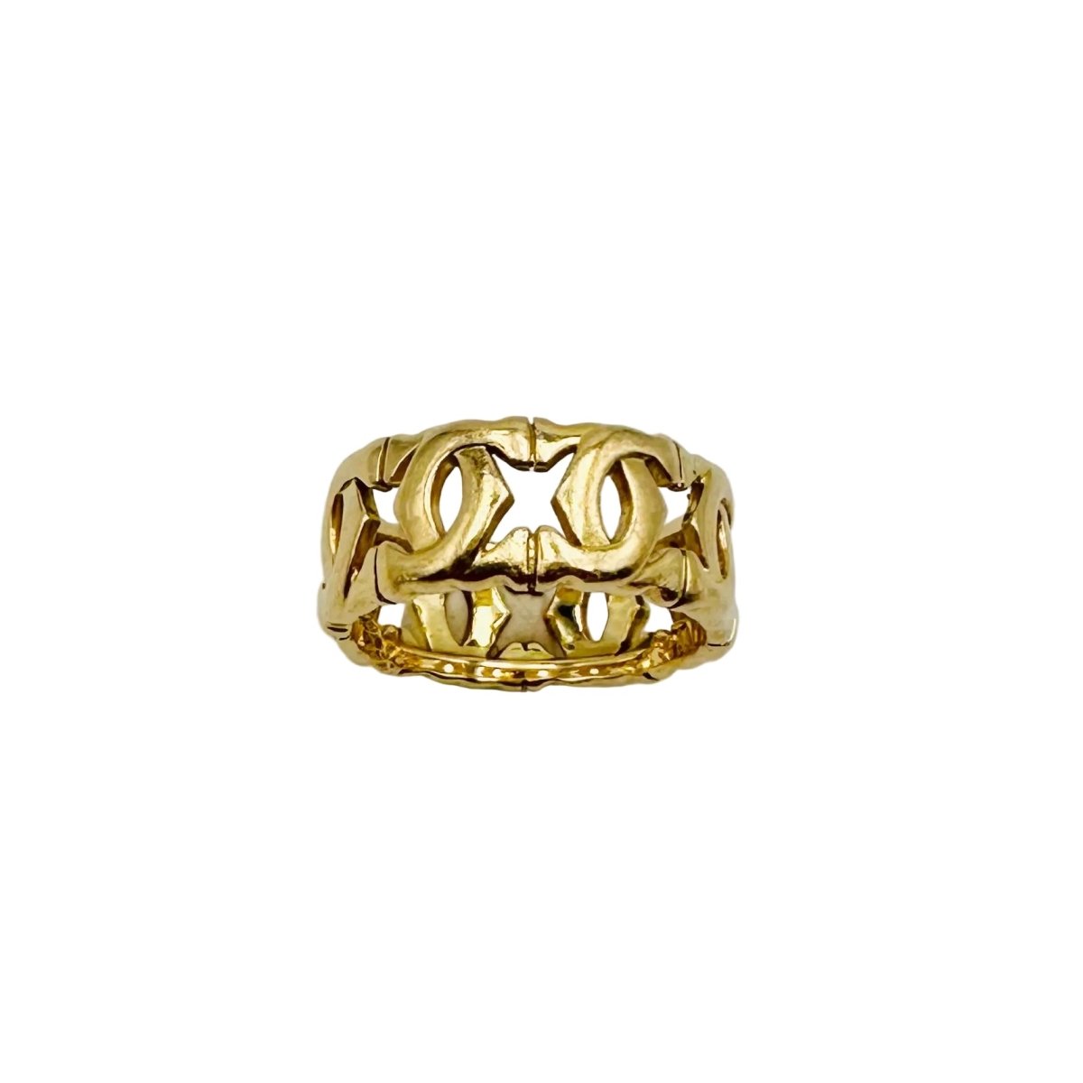 Bague CARTIER "Double C" en or jaune - Castafiore