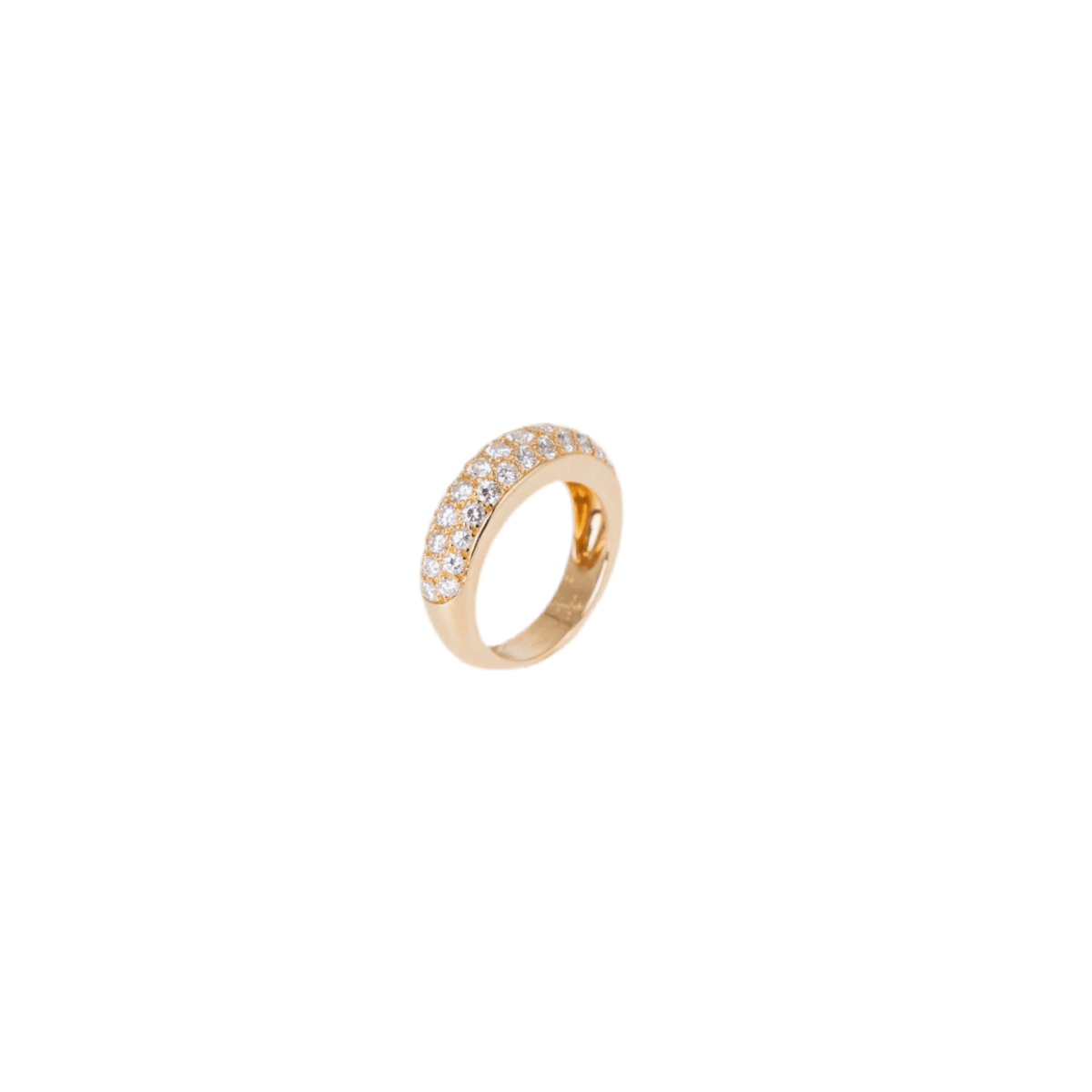 Bague CARTIER en or jaune et diamants - Castafiore