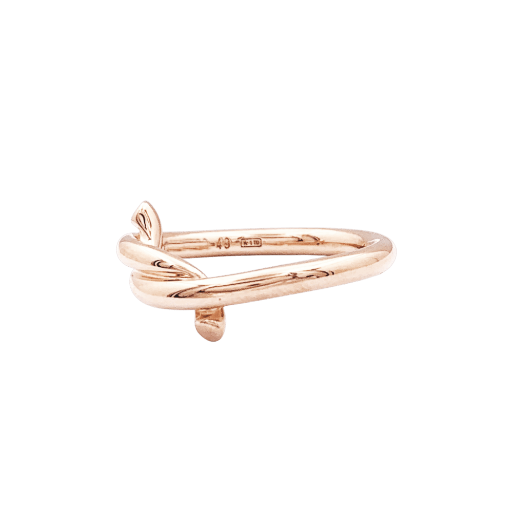 Ring Cartier, "Entrelacé", rose gold.