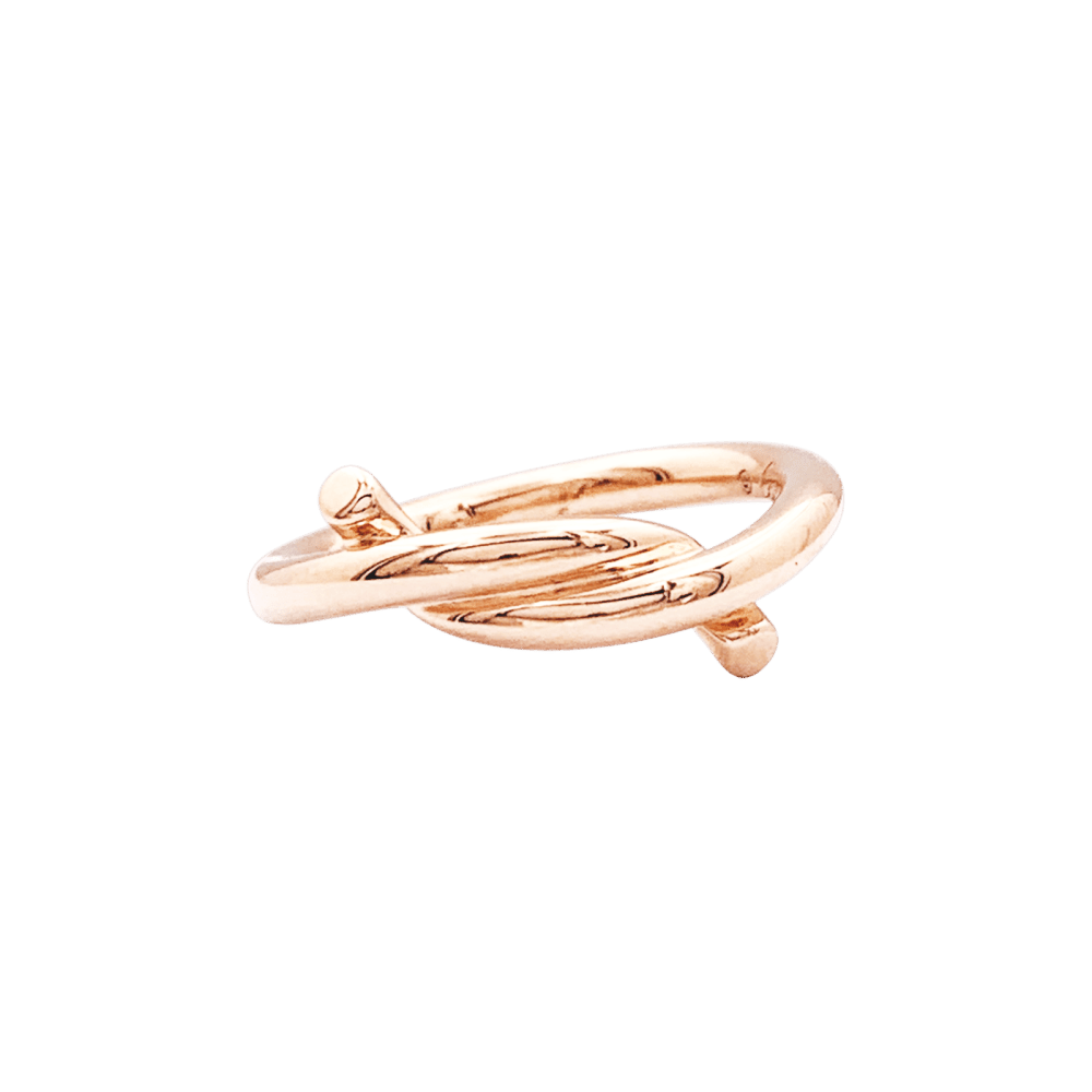 Ring Cartier, "Entrelacé", rose gold.