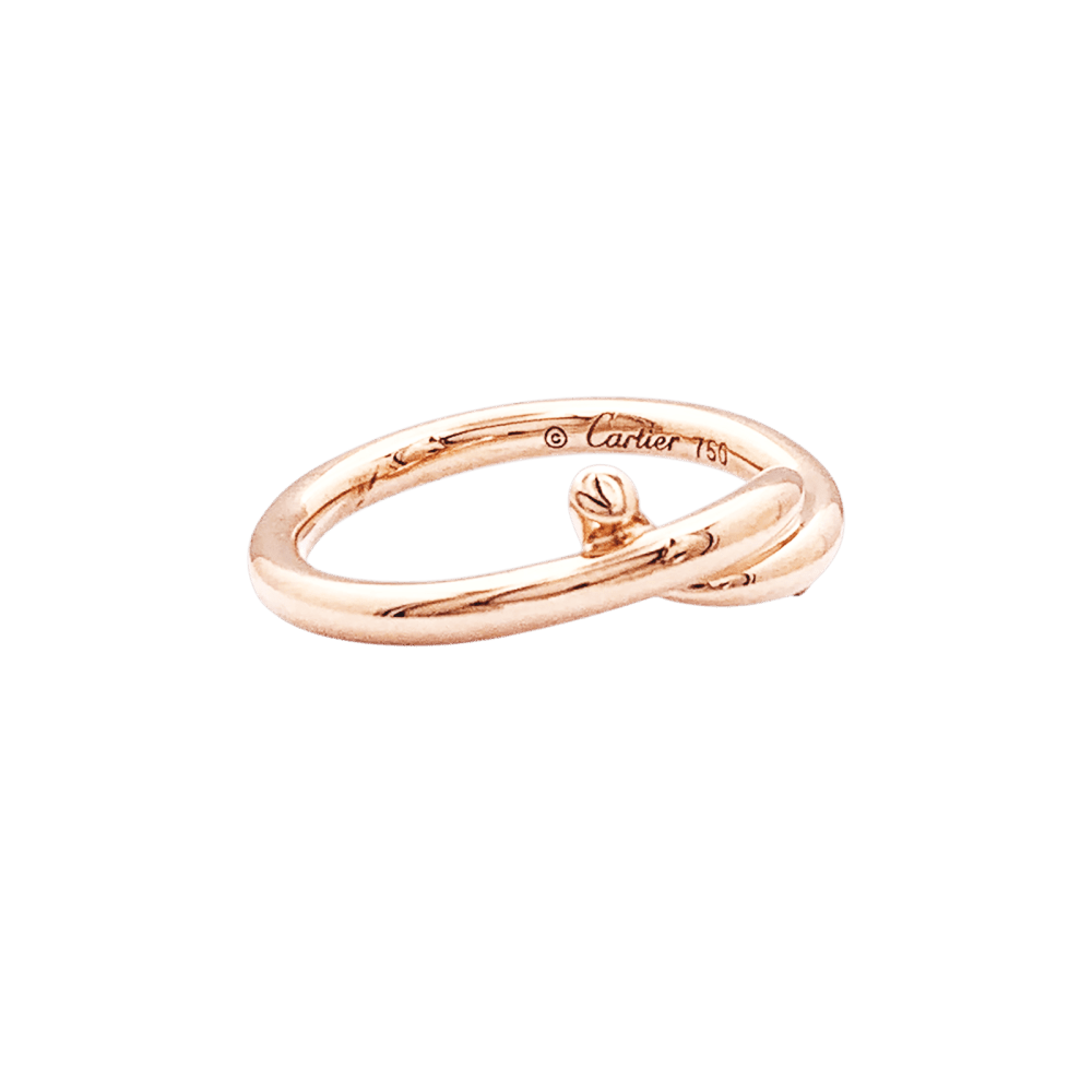 Ring Cartier, "Entrelacé", rose gold.