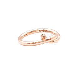 Ring Cartier, "Entrelacé", rose gold.
