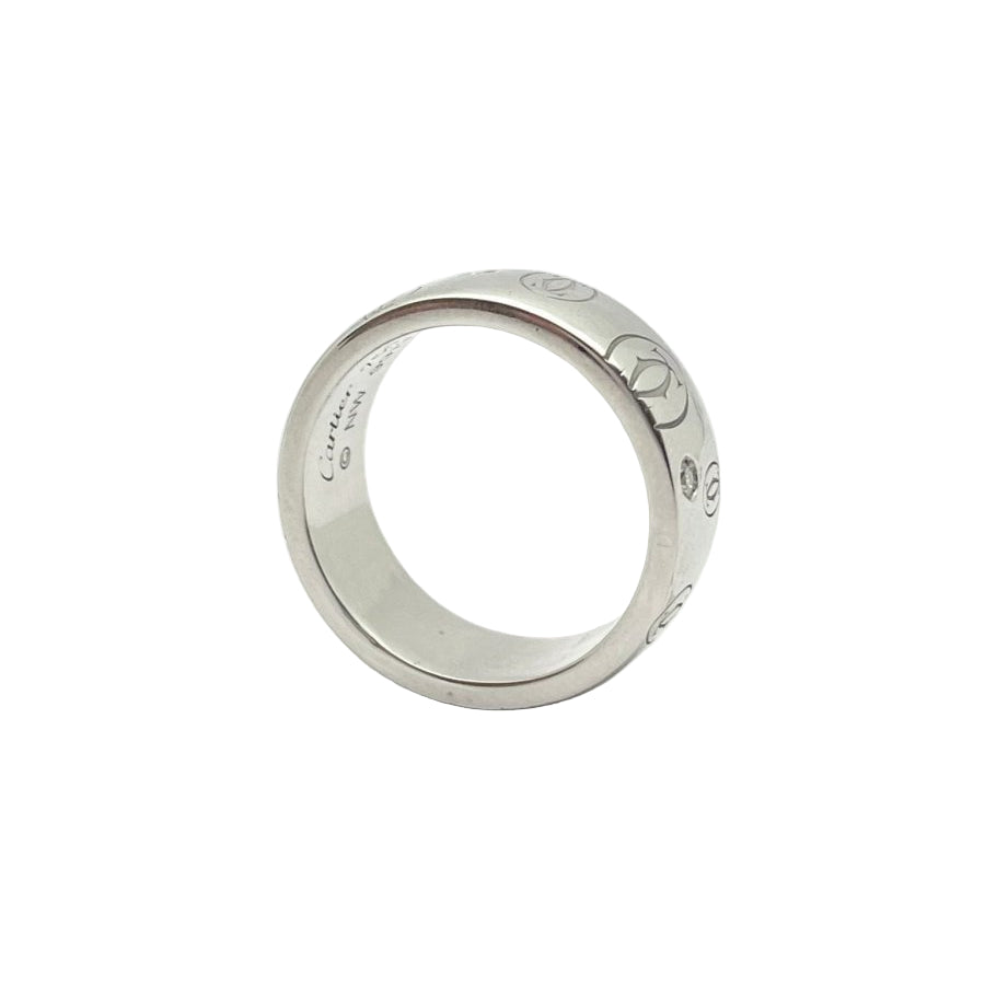Bague CARTIER Happy birthday en or blanc et diamants - Castafiore