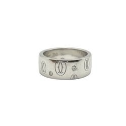 Bague CARTIER Happy birthday en or blanc et diamants - Castafiore